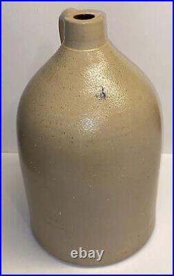 HUGE 17.5 Antique 3 gallon Stoneware Jug WithHandle