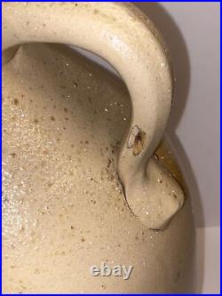 HUGE 17.5 Antique 3 gallon Stoneware Jug WithHandle