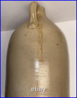 HUGE 17.5 Antique 3 gallon Stoneware Jug WithHandle