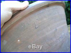 HUGE 19 Antique Stoneware Yellow Ware Mixing Bowl Pottery Primitive 1800's