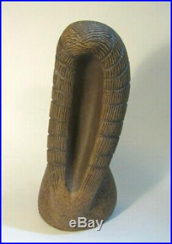 JOHN H. SEYMOUR Signed MCM Studio Art Pottery Stoneware 11.5 SQUIRREL Sculpture