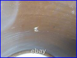 John Burger Rochester N. Y. Stoneware Americana 4 Gallon Cobalt Daisy Circa 1860