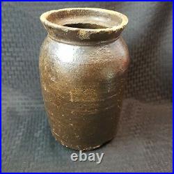 Joseph Gregory Baynham Edgefield Pottery One Gallon Stoneware Jar