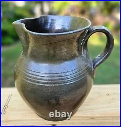 Jugtown Ware Ben Owen Frogskin Large Decorated Pitcher Pottery Seagrove NC Art