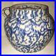 LARGE_Antique_UHL_Pottery_Four_Quart_Blue_White_Spongeware_Stoneware_Bean_Pot_01_ax