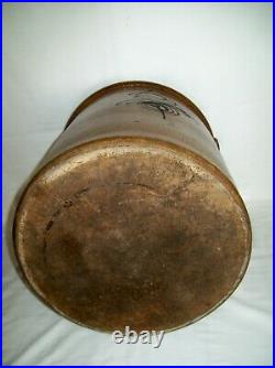 L@@K Antique 5 Gallon Bee Sting Stoneware Crock Nice Early Salt Glaze Pottery