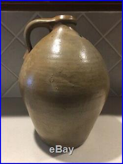 Large Antique Stoneware Pottery Jug PH Smith Ovide