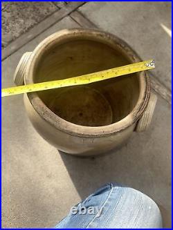 Large Stoneware Jar Marked T3 Planter