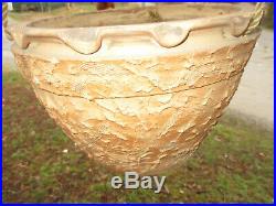 Large Textured Evans Pottery Dexter, Mo Stoneware Garden Planter 11 3/4 D