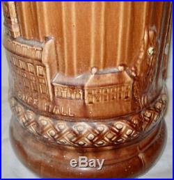 Liberty Bell & Independence Hall Mccoy Pottery Umbrella Stand Antique (O2) AS IS