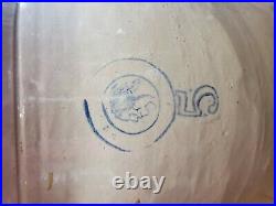 Louisville Pottery Co Indian Head #5 Stoneware Crock Butter Churn Great Cond