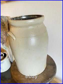 MINT Vintage Red Wing 3 Gallon Salt Glaze Bullseye/Bee Sting Stoneware Crock