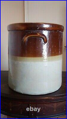 McDade 6 Gallon TEXAS Stoneware Salt Glazed Crock Pottery WILL SHIP (read)