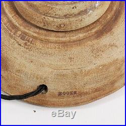 Midcentury Bernard Rooke Studio Pottery Totem Floor Lamp Ceramic Stoneware 1960s
