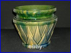 Multi-Colored Blended Stoneware Planter Jardiniere Ohio Brush McCoy Pottery