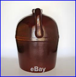 Museum Quality Ca. 1880 PEORIA POTTERY Co. Toned Brown Glazed Stoneware Jug