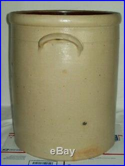 Nice 6 Gallon Bee Sting Stoneware Crock Early Antique Salt Glaze Pottery