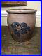 Nice_Western_Pennsylvania_Saltglaze_Stoneware_Cobalt_Decorated_Cream_Pot_Crock_01_aj