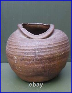 Nice quality 13th Century Germany Siegburg stoneware storage pot, early Gothic