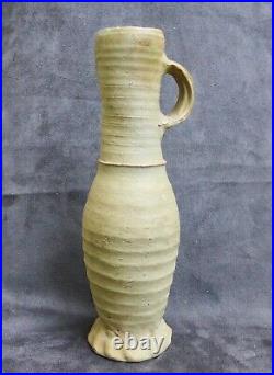 Nice quality 15th Century German Siegburg stoneware Jacoba jug found in Amsterda
