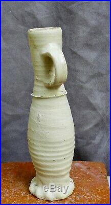 Nice quality 15th Century German Siegburg stoneware Jacoba jug found in Utrecht