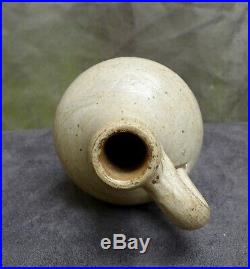 Nice quality 17th Century German Rearen stoneware oil jug found in Rotterdam