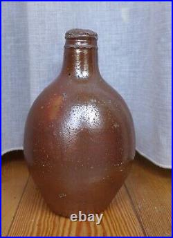 Nice quality German stoneware oil jug, found in Amsterdam, no Bellarmine