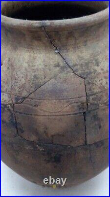 Pottery antique stoneware crock jug pottery huge