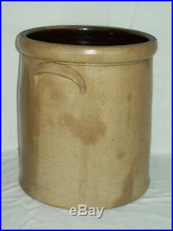 Primitive 4 Gallon Bee Sting Stoneware Crock Antique Red Wing Pottery