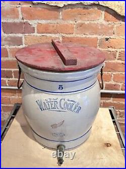 Primitive # 5 Red Wing Stoneware Water Cooler