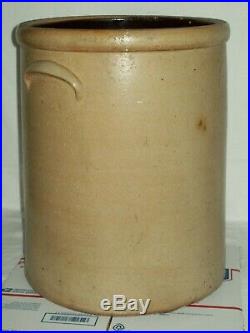 Primitive 6 Gallon Bee Sting Stoneware Crock Early Antique Red Wing Pottery