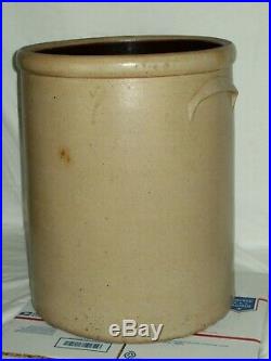 Primitive 6 Gallon Bee Sting Stoneware Crock Early Antique Red Wing Pottery