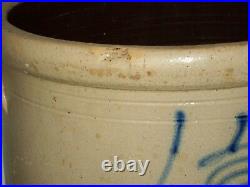 Primitive Antique #15 Bee Sting Stoneware Crock Salt Glazed Red Wing Pottery