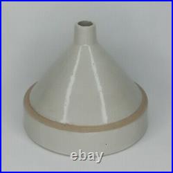 Primitive Stoneware Funnel Zinc Glazed Possibly White Hall Pottery