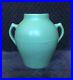 RARE_Antique_Pfaltzgraff_York_Double_Handle_Matte_Green_Stoneware_Pottery_Vase_01_qbb