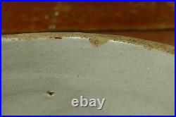 RARE Antique Red Wing Embossed Daisy Floral Design Stoneware Butter Crock 6