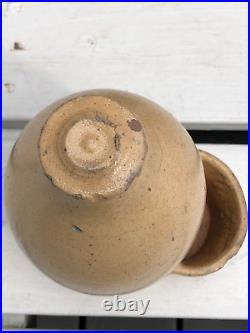 RARE Antique Stoneware Poultry Chicken Water Feeder Jug Pottery Primitive