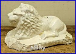 RARE Hawthorn Pottery End of the Day Stoneware Lion- New Bethlehem, PA Crock Jug
