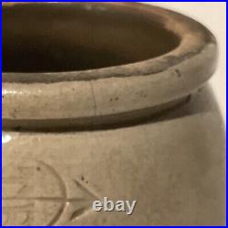 RARE TODE BROS BOWERY NEW YORK STONEWARE 4 in crock JAR