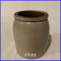 RARE TODE BROS BOWERY NEW YORK STONEWARE 4 in crock JAR