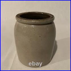 RARE TODE BROS BOWERY NEW YORK STONEWARE 4 in crock JAR