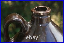 RARITY Antique 1920s Red Wing Pottery Stoneware Advertising Shoulder Jug Crock