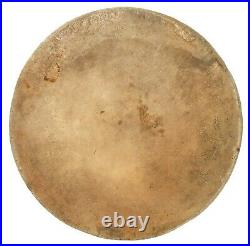 Rare 19th C Brown & Bros Huntington LI Ny #2 Cobalt Dec Salt Glzd Stoneware Jug