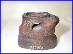 Rare Antique 19th Century Redware Sheep/Lamb Pottery Food Mold Stoneware