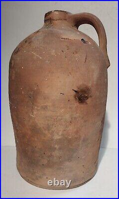 Rare Antique Unglazed Crockery Jug