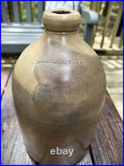 Rare Charlestown Stoneware Early 19th Century Frederick Carpenter 1812-1827