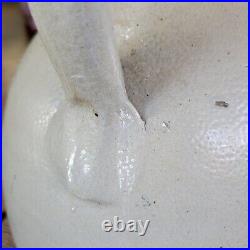 Rare G H Sargent Jug Antique Salt Glaze Crock 2Gallon Signed Primitive Stoneware