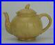 Rare_Small_Yellow_Ware_Antique_Pottery_Lily_Pad_Cattail_Tea_Pot_Teapot_01_lsbz