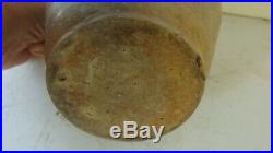 Rare diminutive saltgalze stoneware jug c 1850 w. Cobalt Chelsea Massachusetts