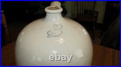 Red Wing Pottery 3 Gallon Union Stoneware Hand Turned Birch Leaves Beehive Jug